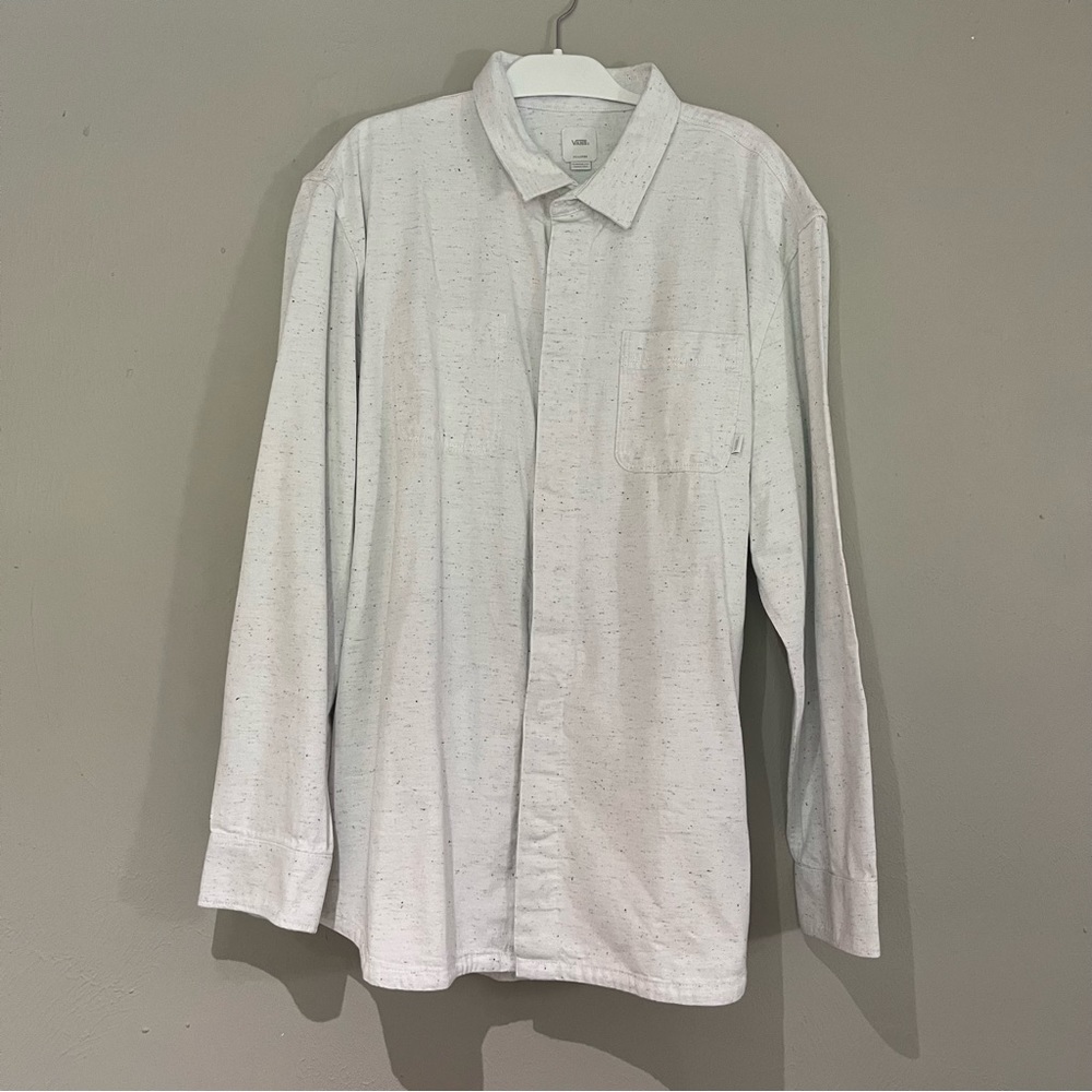 Vans men’s long sleeve button up shirts sz xxl